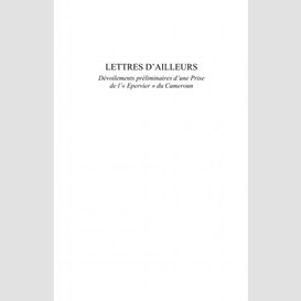 Lettres d'ailleurs