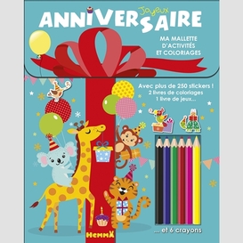 Joyeux anniversaire -malette activites