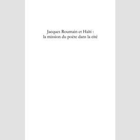 Jacques roumain et haïti