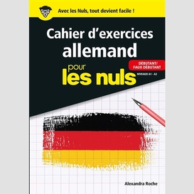 Cahier d'exercices allemand pour nuls