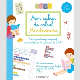 Mon cahier de calcul montessori