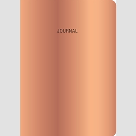 Carnet journal cuivre