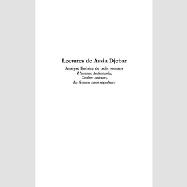 Lectures de assia djebar