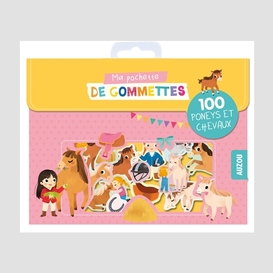 100 gommettes poneys et chevaux