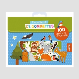 100 gommettes animaux de la montagne