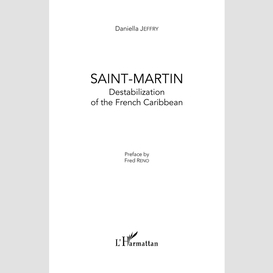 Saint martin - destabilizationof the fr