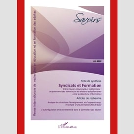 Syndicats et formation