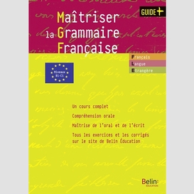 Maitriser la grammaire francaise cd