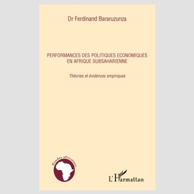 Performances des politiques économiques en afrique subsaharienne