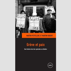 Grève et paix