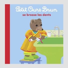 Petit ours brun se brosse les dents