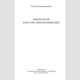 Madagascar dans une crise interminable