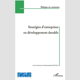 Stratégies d'entreprises en développement durable