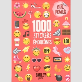1000 stickers girl power emoticones