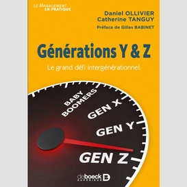 Generations y & z  le grand defi interg