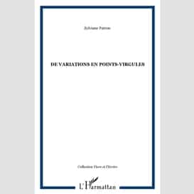 De variations en points-virgules