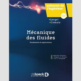 Mecanique des fluides:fondements applica