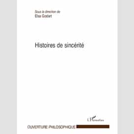 Histoires de sincérité