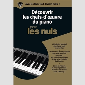 Decouvrir chefs-d'oeuvre piano+3cd