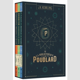 Bibliotheque de poudlard (la) coffret