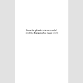 Transdisciplinarité et transversalité -