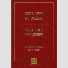 Code civil du quebec 2017-2018