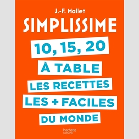 Simplissime 10 15 20 a table