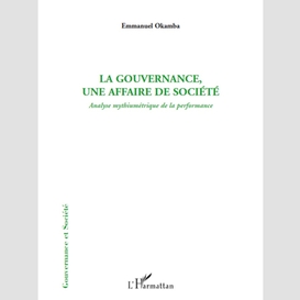 La gouvernance, une affaire de société