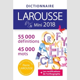 Dict larousse mini 2018