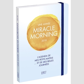 Agenda -une annee miracle morning 2018