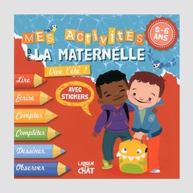 Activite maternelle vive l'ete 5 a 6 ans