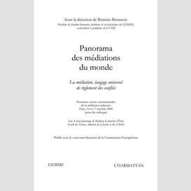 Panorama des médiations du monde