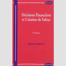 Decisions financieres creation de valeur