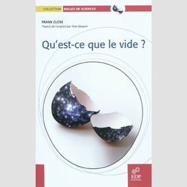 Qu'est-ce que le vide ?