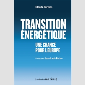 Transition energetique -une chance pour