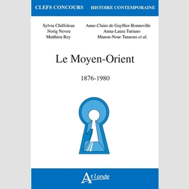 Moyen-orient : 1876-1980