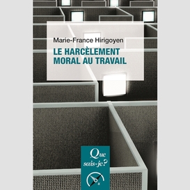 Harcelement moral au travail