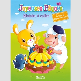 Joyeuses paques -histoire a coller