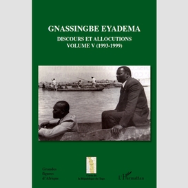Gnassingbe eyadema (volume v)