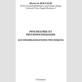 Psychiatrie et psychopathologie