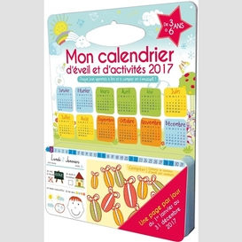 Mon calendrier d'eveil et d'activite