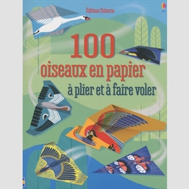 100 oiseaux en papier a plier