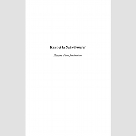 Kant et la schwärmerei