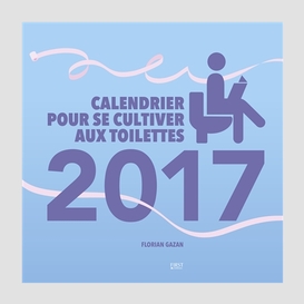 Cal 2017 pour se cultiver aux toilettes