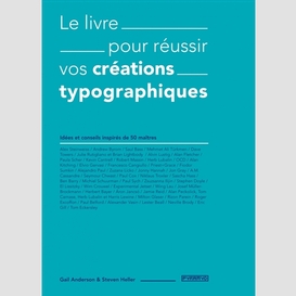 Livre pour reussir vos creations typogra