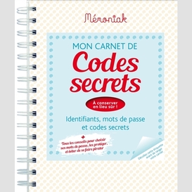 Carnet de codes secrets