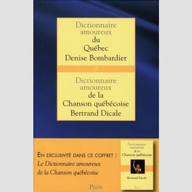 Dictionnaire amoureux du quebec (coffret