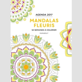 Agenda a color 2017 mandalas fleuris