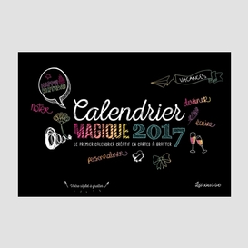 Calendrier magique 2017