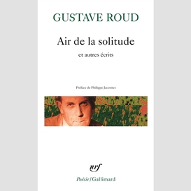 Air de solitude: et autre ecrits